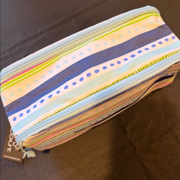 SCOUT - 3 Way Toiletry Bag - All The Trimmings - Coated Cotton 10.75 x 5.5 x 4” - Picture 5 of 9